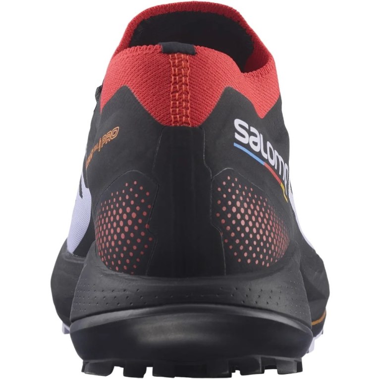 Sapatilhas Trail Running Salomon Pulsar Pro Masculino Pretas Vermelhas Lavanda | PT X35687